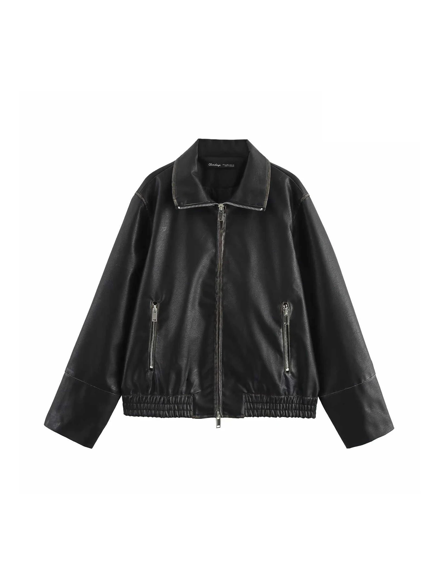 Women's Autumn Black Gothic Mustang Leather Jacket Coat Harajuku Vintage Long Sleeve Motorcycle Jacket Outerwear 2000s Clothes
Women's Autumn Black Gothic Mustang Leather Jacket Coat Harajuku Vintage Long Sleeve Motorcycle Jacket Outerwear 2000s Clothes