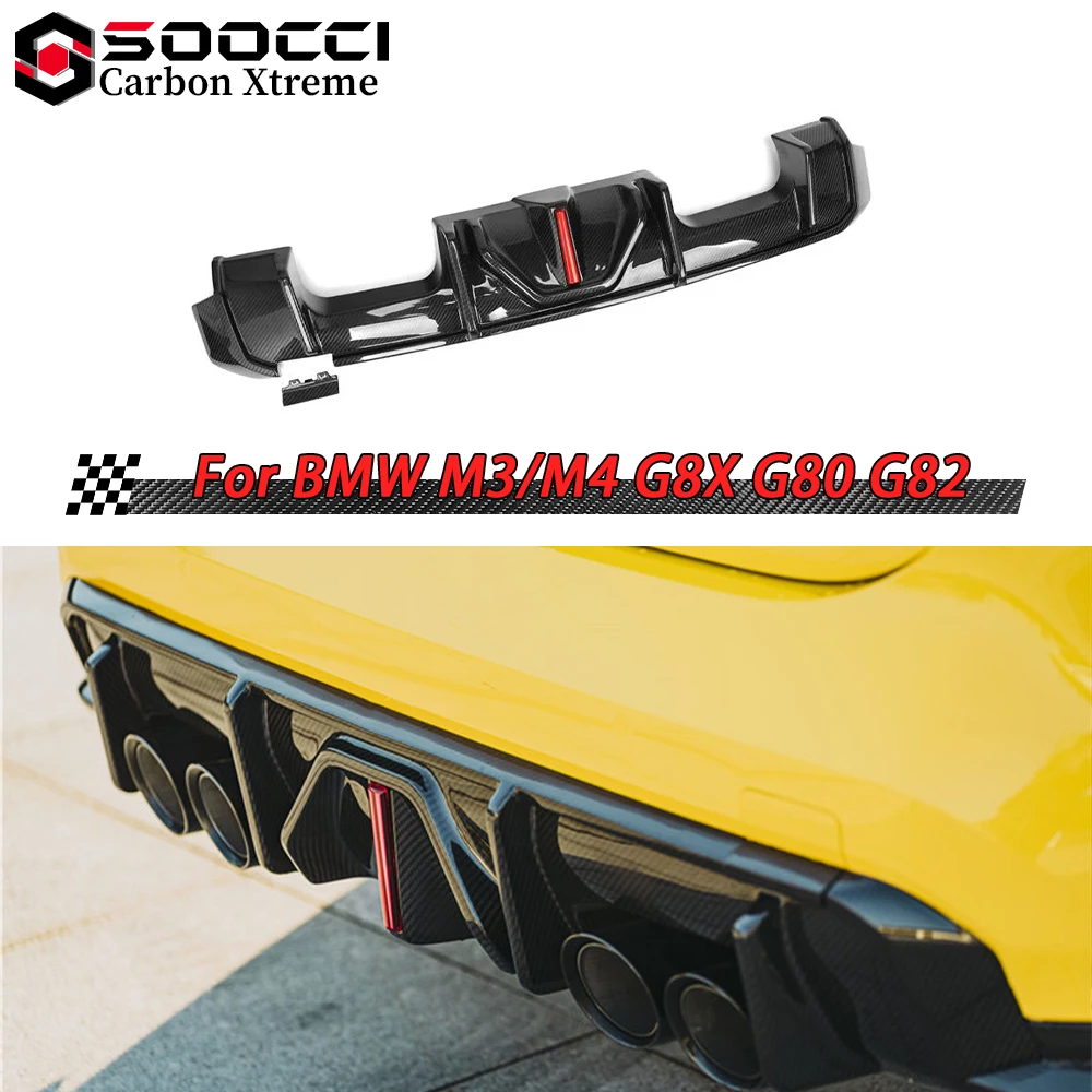 BC Style LED Lights Dry Carbon Fiber Rear Diffuser Lip for BMW M3 G80 G81 M4 G82 G83 Bumper Spoiler Rear Splitter Lip Body Kits
BC Style LED Lights Dry Carbon Fiber Rear Diffuser Lip for BMW M3 G80 G81 M4 G82 G83 Bumper Spoiler Rear Splitter Lip Body Kits