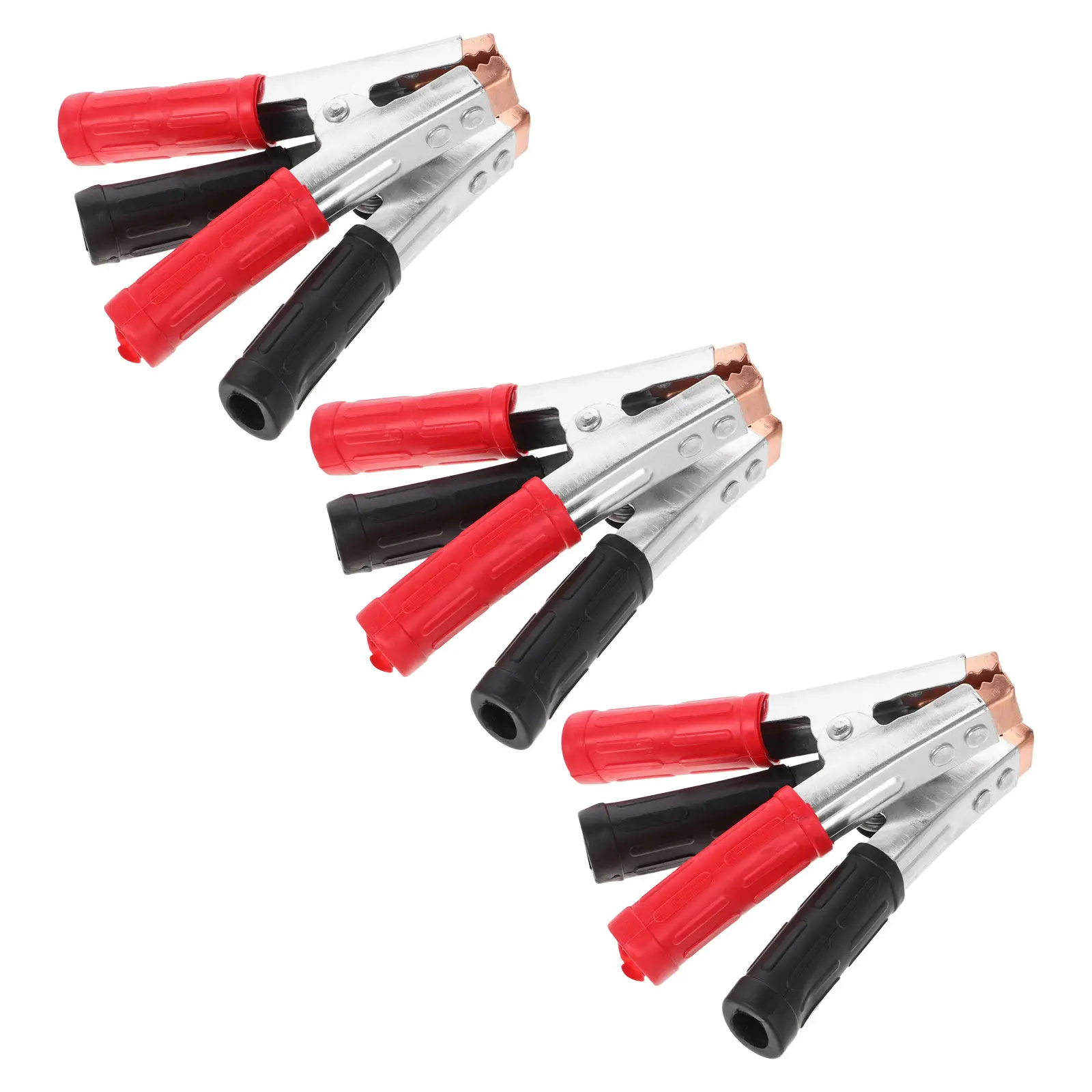 6Pcs Heavy-Duty Insulated Crocodile Battery Clamps Copper-Coated Alligator Clips for Automotive Marine Industrial Use Jumper
6Pcs Heavy-Duty Insulated Crocodile Battery Clamps Copper-Coated Alligator Clips for Automotive Marine Industrial Use Jumper