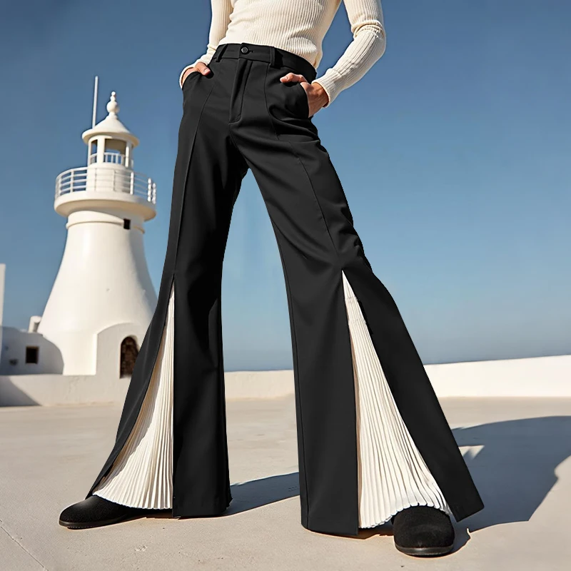 INCERUN Men Pants Pleated Patchwork Button Party Casual Wide Leg Trousers Men Streetwear Loose Fashion Male Long Pants S-5XL
INCERUN Men Pants Pleated Patchwork Button Party Casual Wide Leg Trousers Men Streetwear Loose Fashion Male Long Pants S-5XL