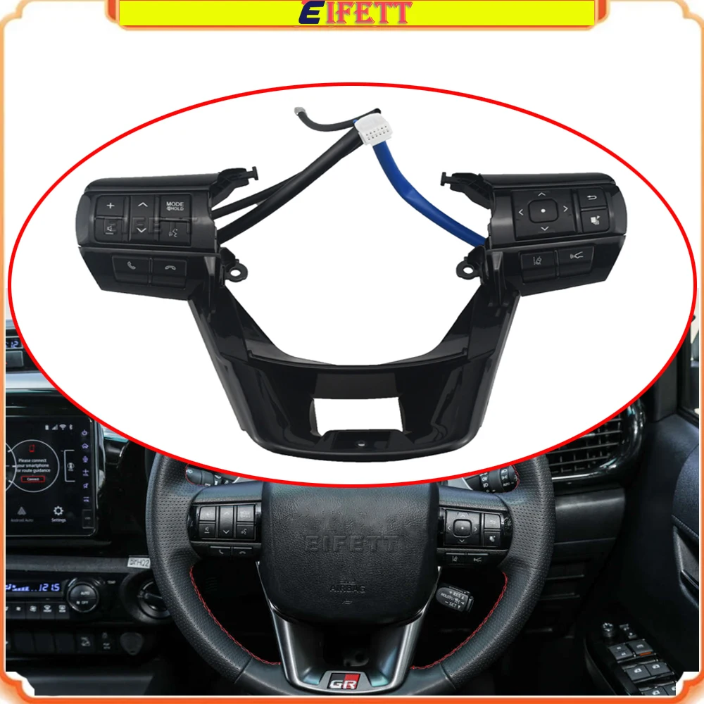 Multifunctional Steering Wheel Audio Control Phone Button For Toyota Hilux Revo Rocco Fortuner 2015 - 2020
Multifunctional Steering Wheel Audio Control Phone Button For Toyota Hilux Revo Rocco Fortuner 2015 - 2020