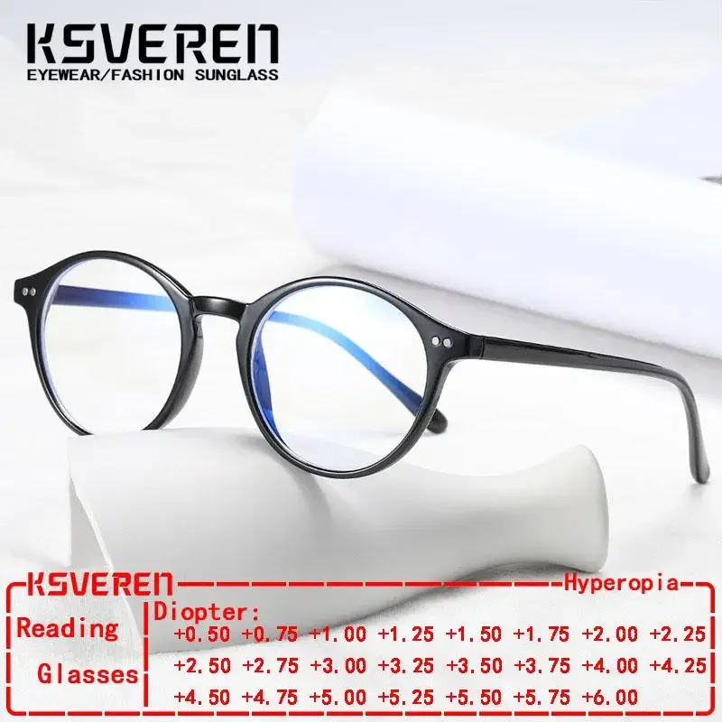 TR90 Round Anti-blue Light Round Reading Glasses Fashion Comfortable Prescription Glasses Frame For Men Women Presbyopic Glasses
TR90 Round Anti-blue Light Round Reading Glasses Fashion Comfortable Prescription Glasses Frame For Men Women Presbyopic Glasses