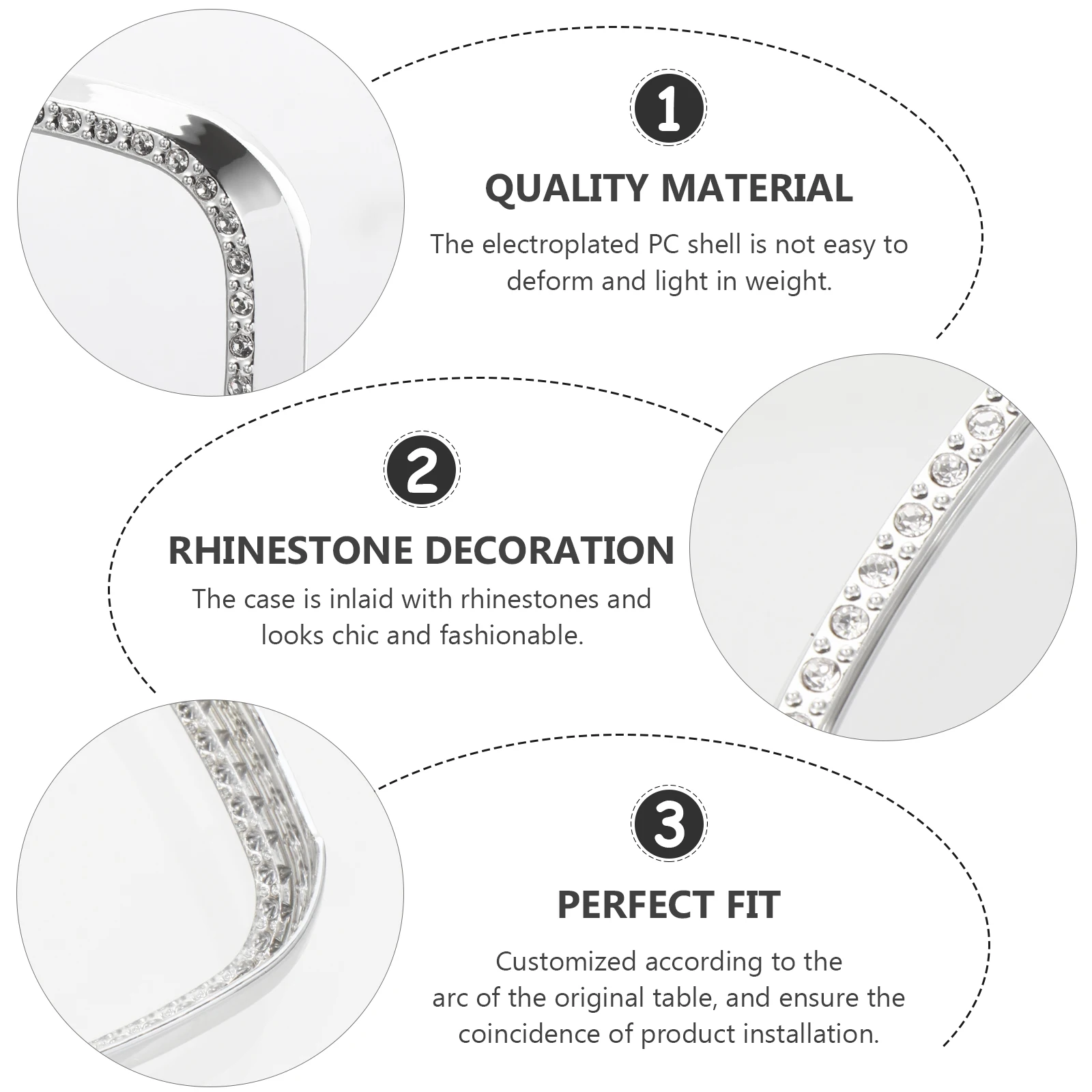 Protective Electroplating Shell Shockproof Watch Film Cover Silver Anti-Scratch
Protective Electroplating Shell Shockproof Watch Film Cover Silver Anti-Scratch