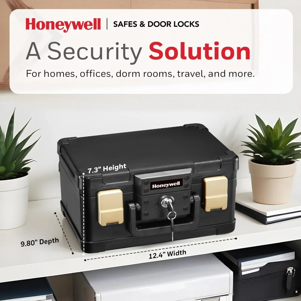Locks - Fireproof & Waterproof Small Safe Box Chest Strong ABS Plastic - Document Box
Locks - Fireproof & Waterproof Small Safe Box Chest Strong ABS Plastic - Document Box