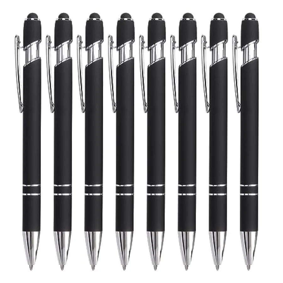 Pack Ballpoint Pen 2-in-1 Stylus - Retractable Metal Pen With Stylus Tip for Touch Screens, 1.0 mm Black Ink
Pack Ballpoint Pen 2-in-1 Stylus - Retractable Metal Pen With Stylus Tip for Touch Screens, 1.0 mm Black Ink