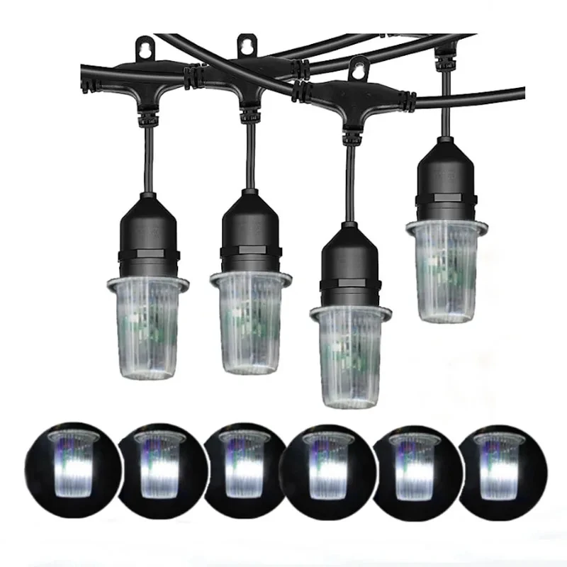 16.4ft 10 Bulbs LED Strong Strobe Marquee Lantern Flashing String Lights Outdoor Party Garden for Bar and Party Stage Lights (White Lights)
16.4ft 10 Bulbs LED Strong Strobe Marquee Lantern Flashing String Lights Outdoor Party Garden for Bar and Party Stage Lights (White Lights)