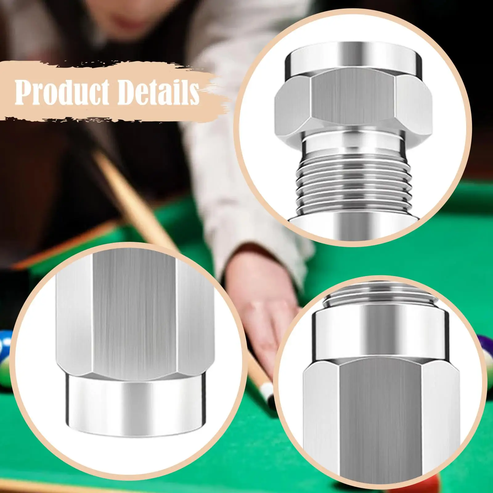 Pool Sticks Tip Clamp Easy to Use Billiard Cue Accessory for Cue Tip Press and Table Maintenance
Pool Sticks Tip Clamp Easy to Use Billiard Cue Accessory for Cue Tip Press and Table Maintenance