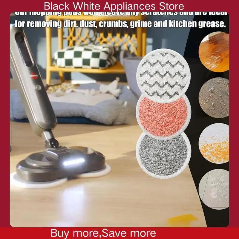 Rotating Mop Replacement Pads For Bissell Spin-Wave 3897A Smartsteam Scrubbing Steam Mop,Spinwave Mop Pads 12Pack-CLIM
Rotating Mop Replacement Pads For Bissell Spin-Wave 3897A Smartsteam Scrubbing Steam Mop,Spinwave Mop Pads 12Pack-CLIM
