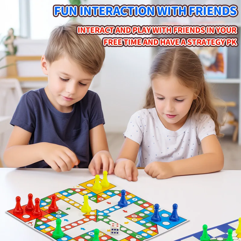 Flight Chess/Snake Chess/Aircraft Chess/Checkers Portable Foldable Chess Board Kids Parent-child Interactive Game Toy Board Game
Flight Chess/Snake Chess/Aircraft Chess/Checkers Portable Foldable Chess Board Kids Parent-child Interactive Game Toy Board Game