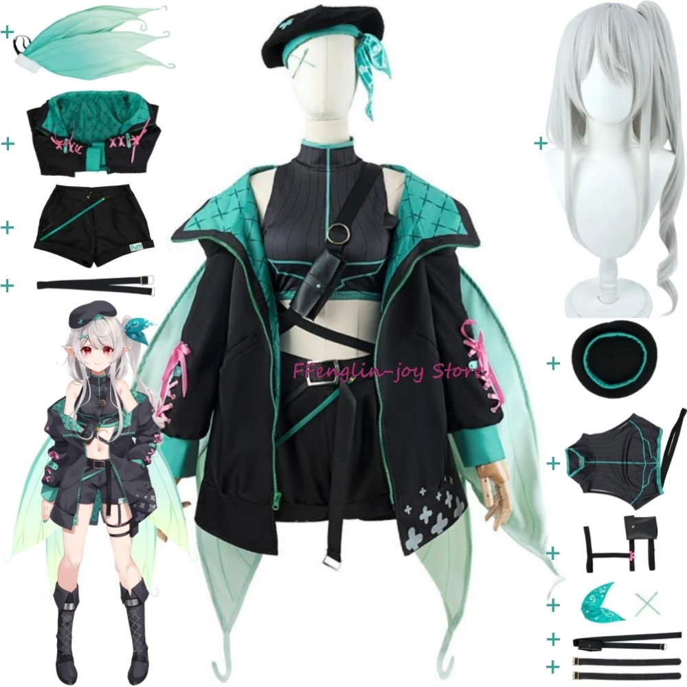 YouTuber VTuber Pomu Rainpuff NIJISANJI EN LazuLight Cosplay Costume Wig Wing Anime Sexy Woman Tactical Clothing Halloween Suit
YouTuber VTuber Pomu Rainpuff NIJISANJI EN LazuLight Cosplay Costume Wig Wing Anime Sexy Woman Tactical Clothing Halloween Suit