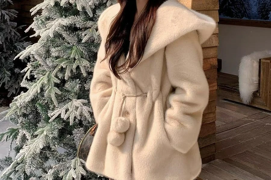 Hooded New Thickened Long Plush Autumn Winter Coat Casual Fashion Versatile Jacket
Hooded New Thickened Long Plush Autumn Winter Coat Casual Fashion Versatile Jacket