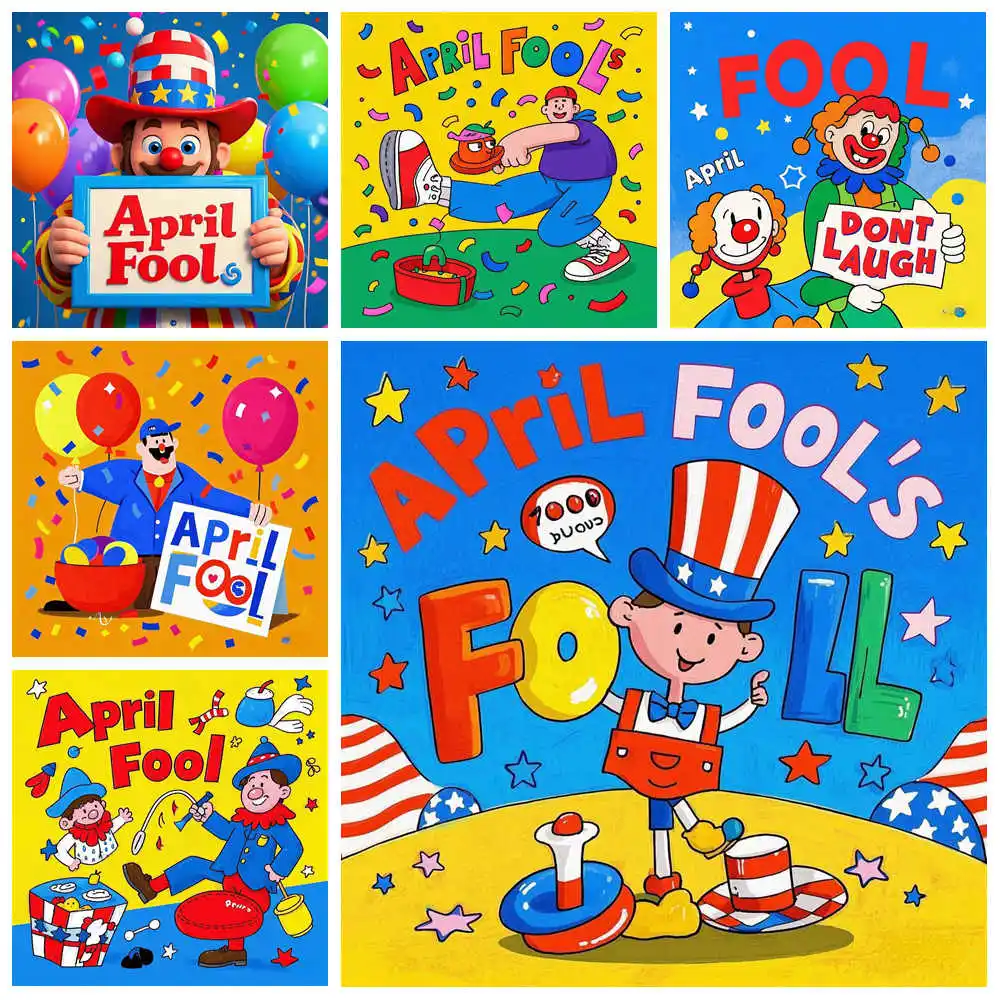 Happy April Fool's Day Banner Photography Background Outdoor Flag Party Decoration Backdrop Indoor Wall Tapestry
Happy April Fool's Day Banner Photography Background Outdoor Flag Party Decoration Backdrop Indoor Wall Tapestry