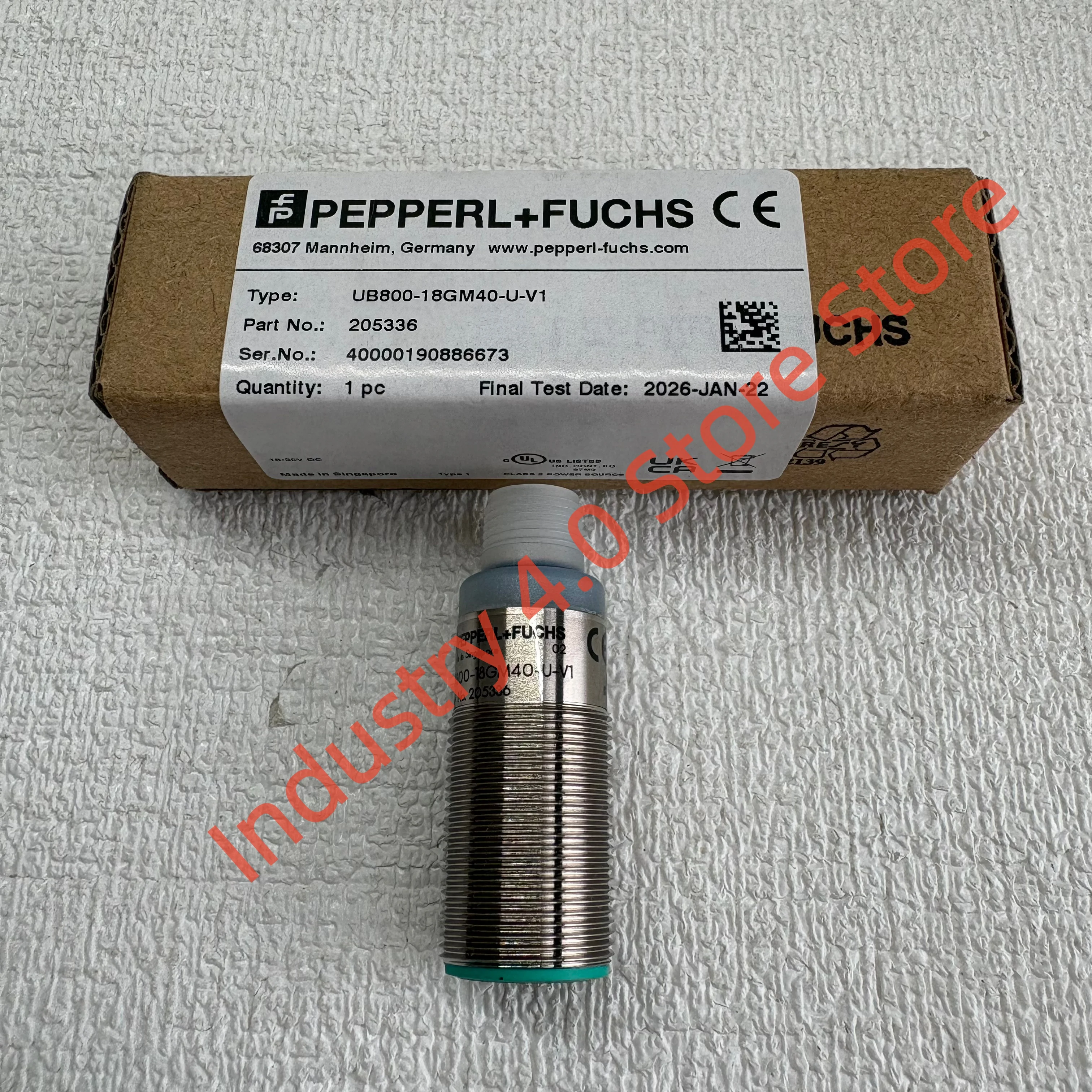 ultrasonic sensor UB800-18GM40-U-V1 205336 Brand New
ultrasonic sensor UB800-18GM40-U-V1 205336 Brand New