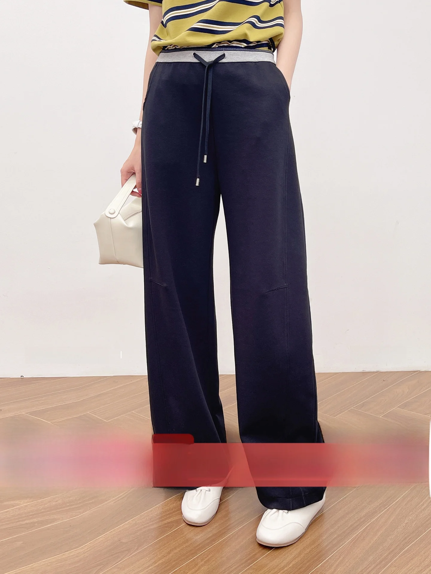 Korean Style Slimming Drapey Wide Leg Casual Pants High Waist Cotton Blend Comfortable Women's Fashion Spring 2026
Korean Style Slimming Drapey Wide Leg Casual Pants High Waist Cotton Blend Comfortable Women's Fashion Spring 2026