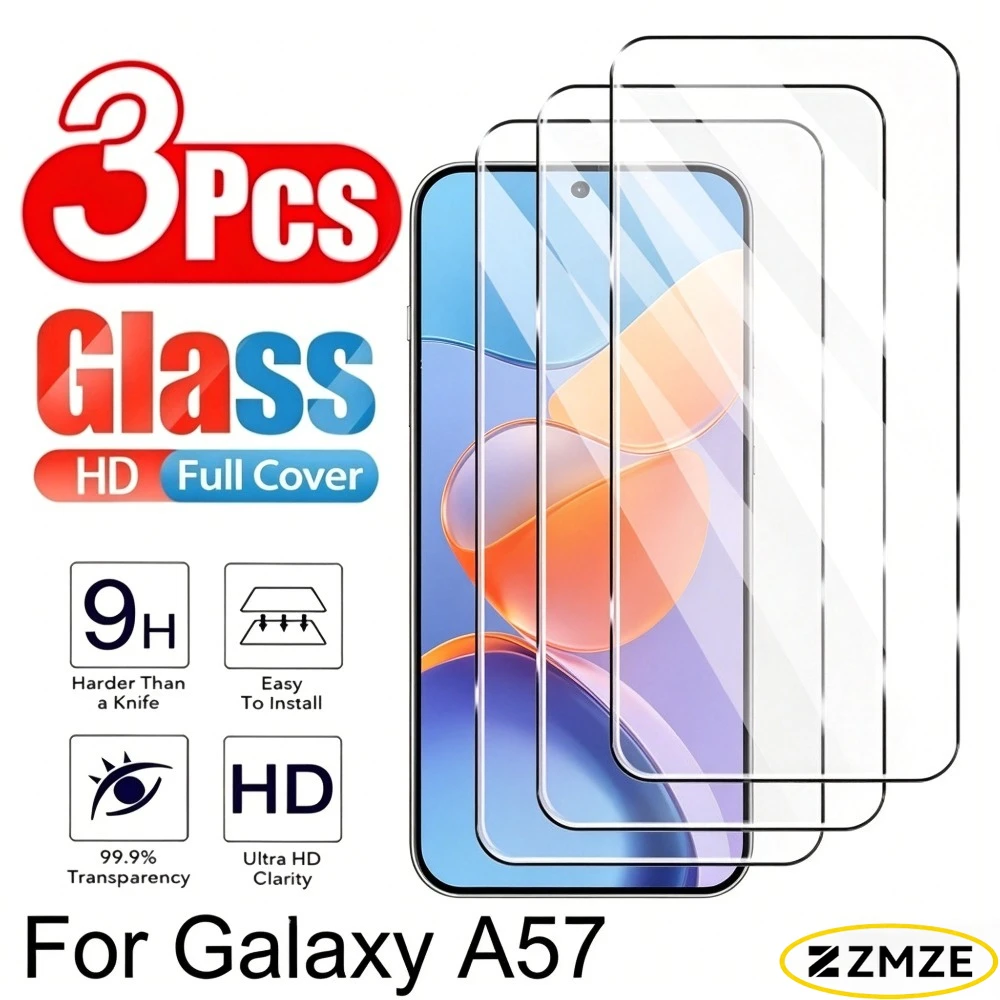 3Pcs Ultra Clear Tempered Glass for Galaxy A57 A56 A55 A53 A52 A37 A36 A35 A26 A25 A17 A16 A15 A07 Anti-Scratch Screen Protector
3Pcs Ultra Clear Tempered Glass for Galaxy A57 A56 A55 A53 A52 A37 A36 A35 A26 A25 A17 A16 A15 A07 Anti-Scratch Screen Protector