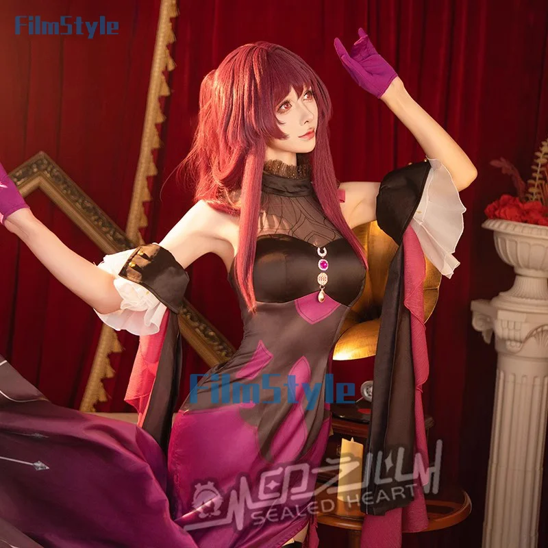 Honkai: Star Rail Kafka Concert Dress Game Suit Elegant Uniform Cosplay Costume Halloween Party Role Play Outfit Women
Honkai: Star Rail Kafka Concert Dress Game Suit Elegant Uniform Cosplay Costume Halloween Party Role Play Outfit Women