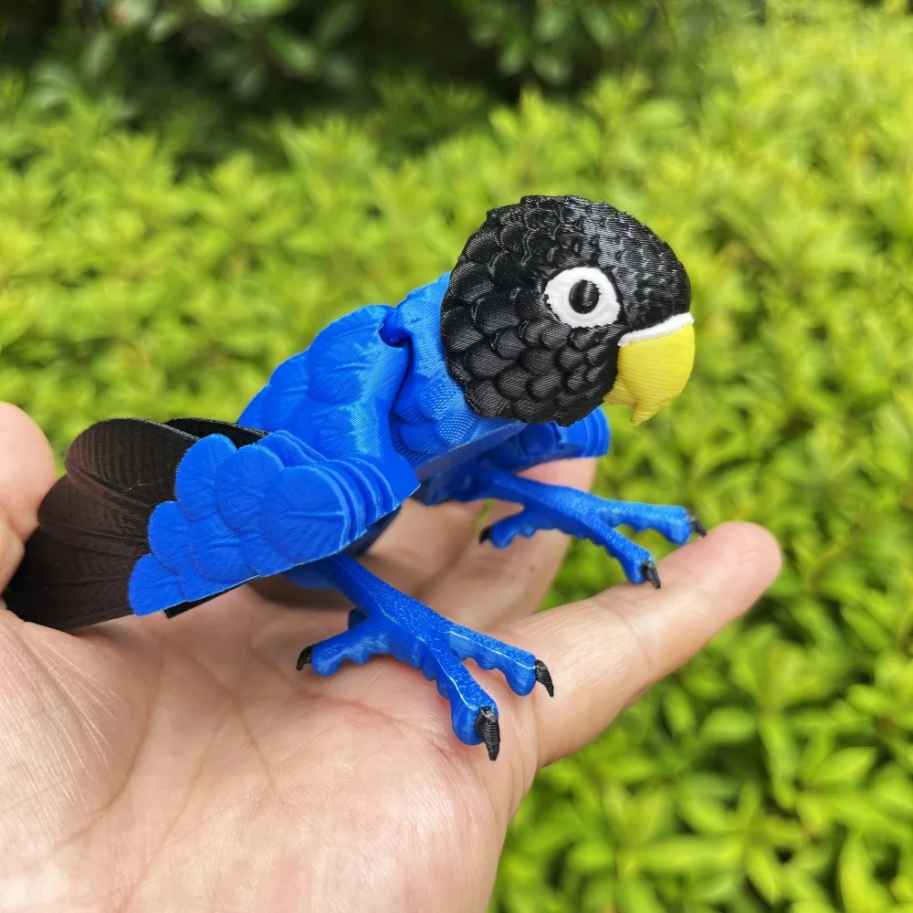 1pcs New 3D Printed Parrot Model Crafts Animal Joint Movable Models Home Desktop Office Desk Decoration Holiday Gift Figurine
1pcs New 3D Printed Parrot Model Crafts Animal Joint Movable Models Home Desktop Office Desk Decoration Holiday Gift Figurine