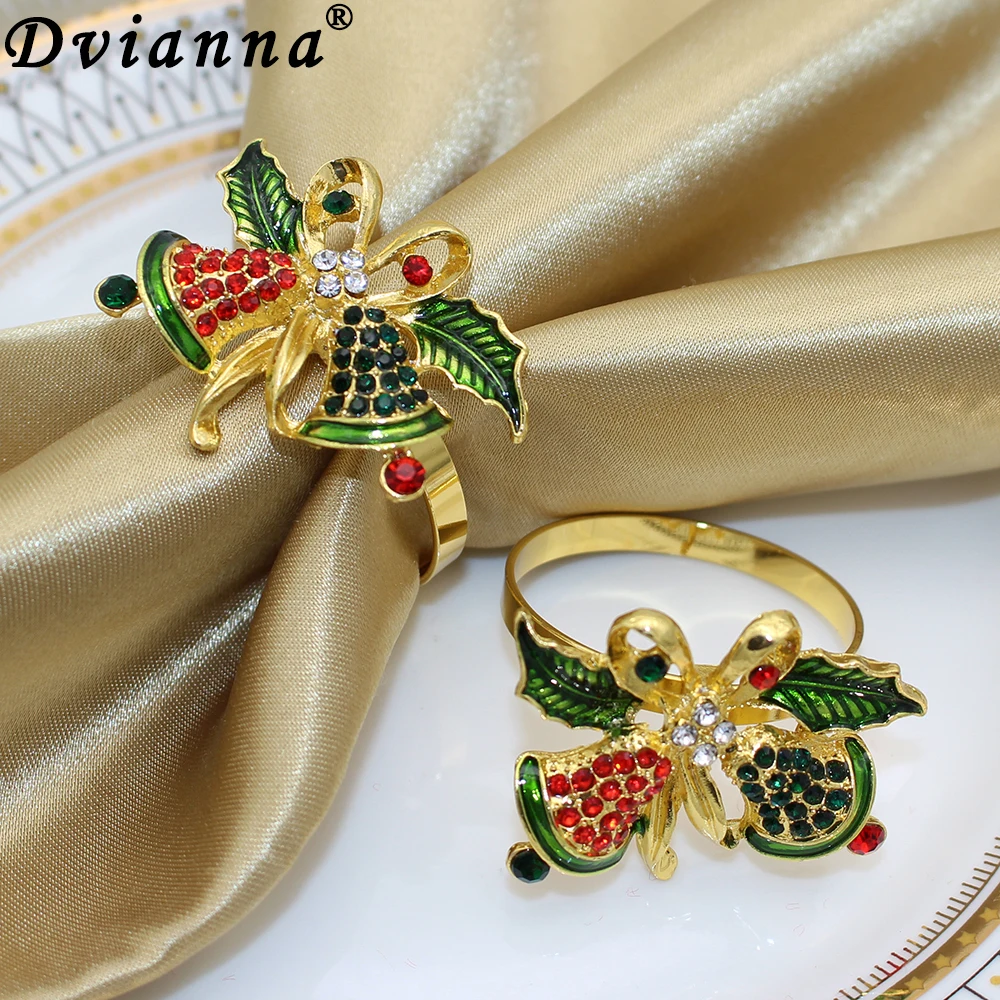 6Pcs Jingle Bell Napkin Holder Rings for Christmas Wedding New Year Holiday Party Dinner Wedding Dining Table Decoration HWC29
6Pcs Jingle Bell Napkin Holder Rings for Christmas Wedding New Year Holiday Party Dinner Wedding Dining Table Decoration HWC29