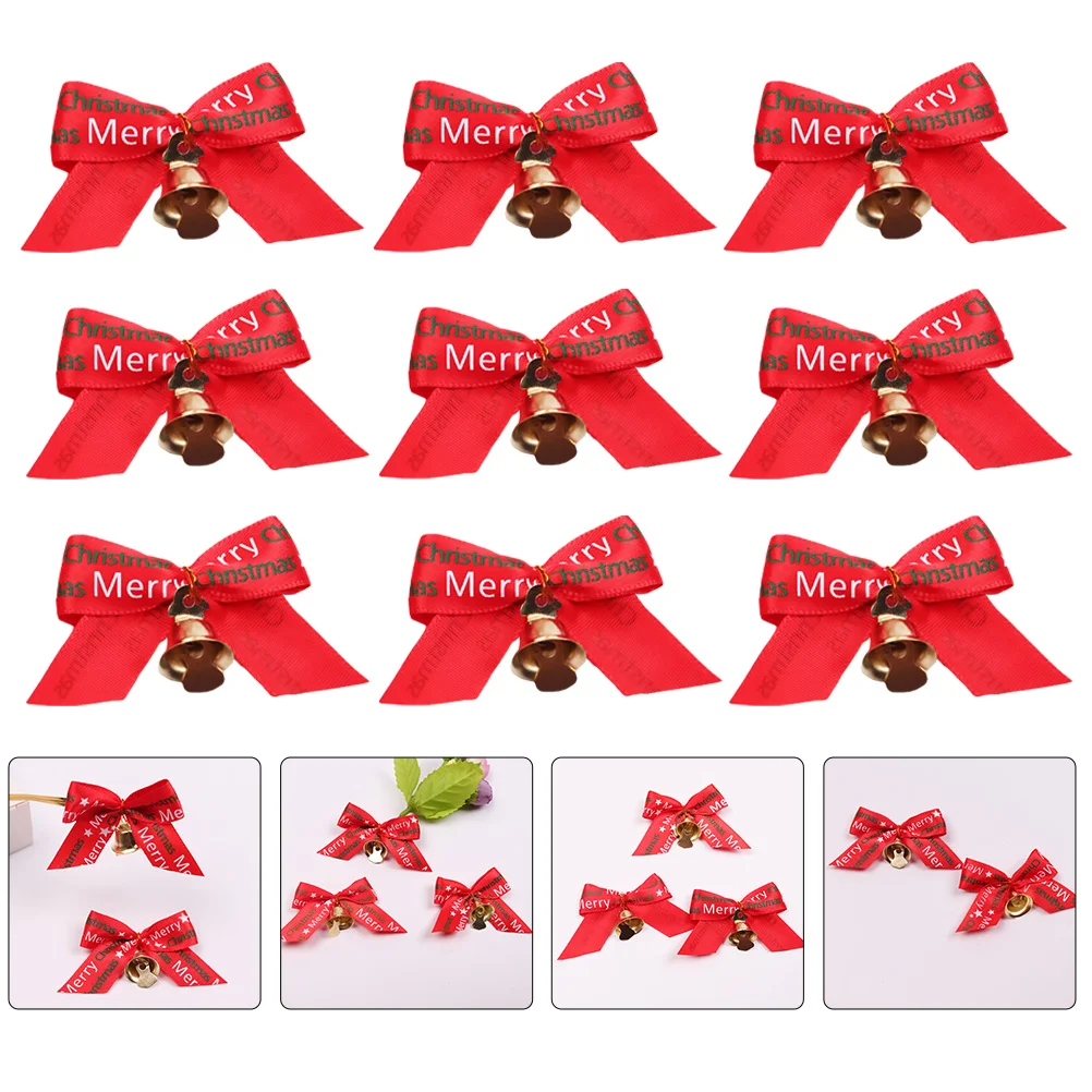 20Pcs Bell Bow Knots Christmas Bow Garland Wreath Decoration Party Home Tree Gift Wrapping DIY Material Party Decor
20Pcs Bell Bow Knots Christmas Bow Garland Wreath Decoration Party Home Tree Gift Wrapping DIY Material Party Decor