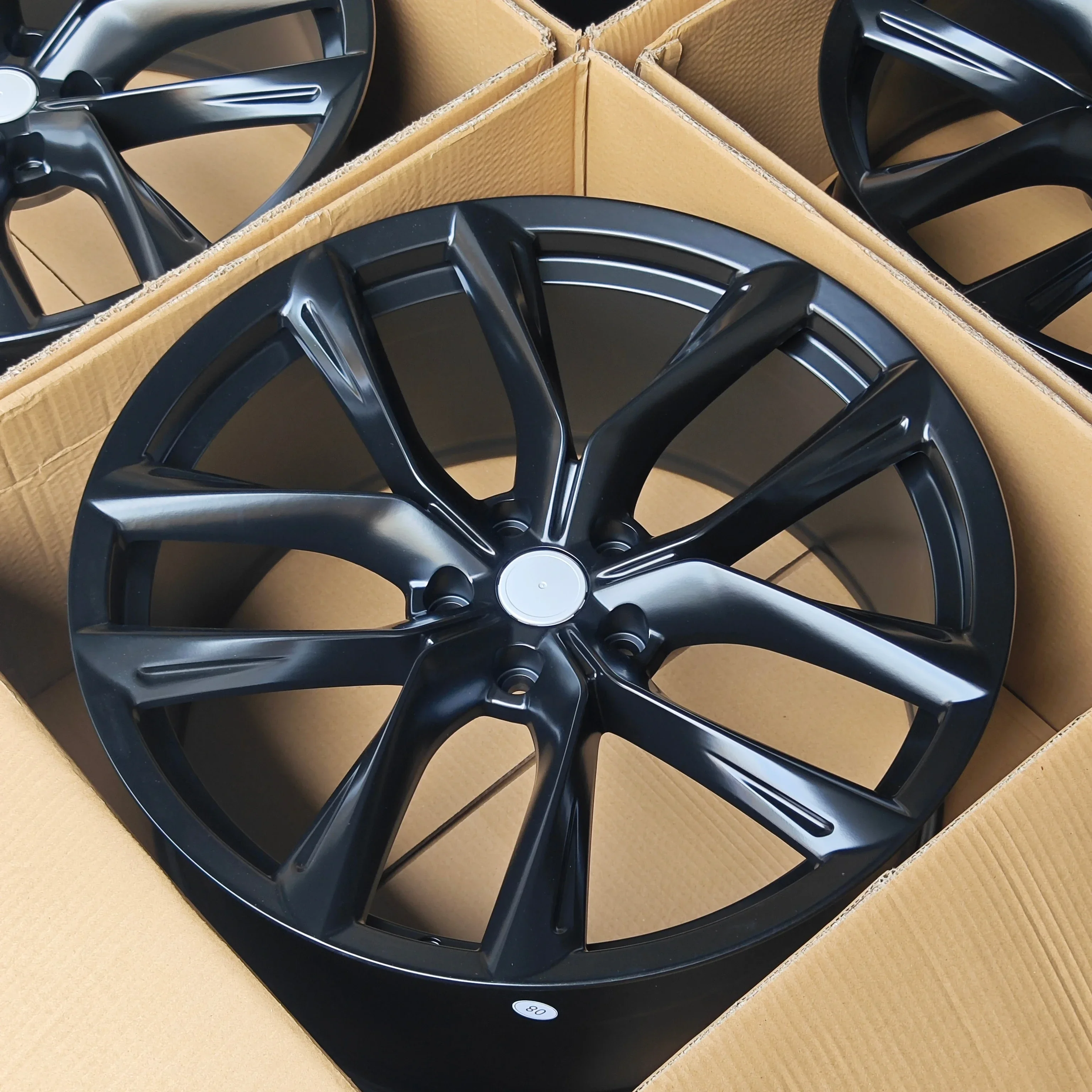 YQ Satin Black Model X x4 22" Aluminum Rims Turbine Style Alloy Wheels 5x120 Et35 9J/10Jtyres
YQ Satin Black Model X x4 22" Aluminum Rims Turbine Style Alloy Wheels 5x120 Et35 9J/10Jtyres