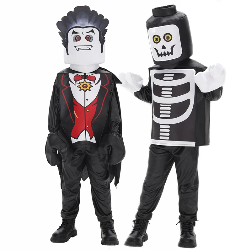 Halloween Boys Costume Monster Skull Dark Lord Vampire Costume Children's Theme Party Horror Stage Performance Costume 2025 New
Halloween Boys Costume Monster Skull Dark Lord Vampire Costume Children's Theme Party Horror Stage Performance Costume 2025 New