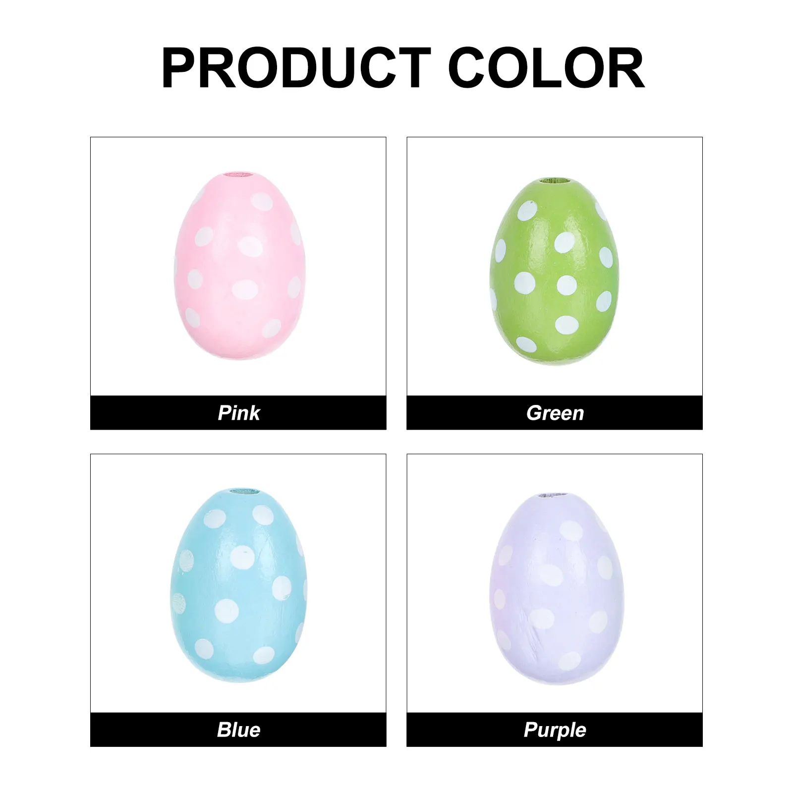 40Pcs Easter Wooden Beads Lovely Egg Shape DIY Craft Making Beads Handmade Jewelry Pendant Accessories Shape Bead
40Pcs Easter Wooden Beads Lovely Egg Shape DIY Craft Making Beads Handmade Jewelry Pendant Accessories Shape Bead