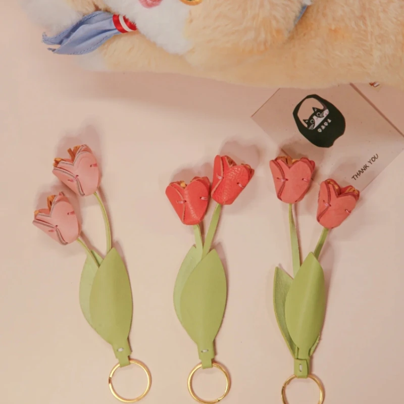 PU Leather Flower Bag Charm Tulip Shaped Bag KeychainCar Keychain Hand Rope Accessories Mobile Phone Keyring Pendant
PU Leather Flower Bag Charm Tulip Shaped Bag KeychainCar Keychain Hand Rope Accessories Mobile Phone Keyring Pendant