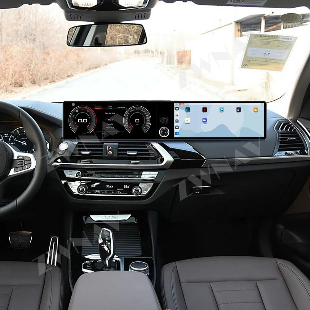 Dual Screen Android14 Car Radio Carplay Screen For BMW X3 G01 X4 G02 2017 2018 EVO Multimedia Player GPS Navigation Head Unit
Dual Screen Android14 Car Radio Carplay Screen For BMW X3 G01 X4 G02 2017 2018 EVO Multimedia Player GPS Navigation Head Unit
