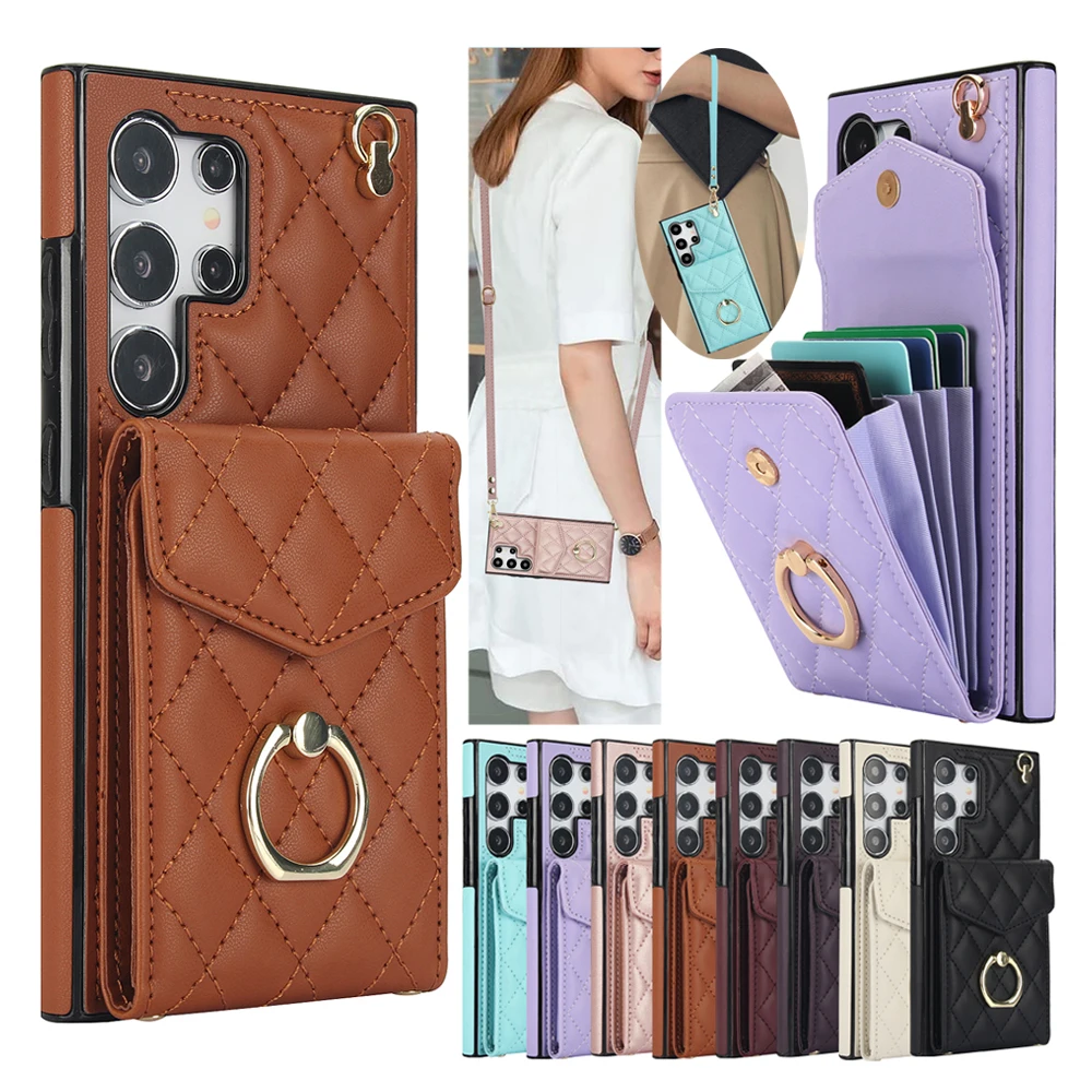 Чехол-кошелек через плечо для Samsung Galaxy S25Edge S25 Ultra S24 Plus S23 FE S22 S21 Note20 Ультракожаный чехол для телефона с ремешком
Чехол-кошелек через плечо для Samsung Galaxy S25Edge S25 Ultra S24 Plus S23 FE S22 S21 Note20 Ультракожаный чехол для телефона с ремешком