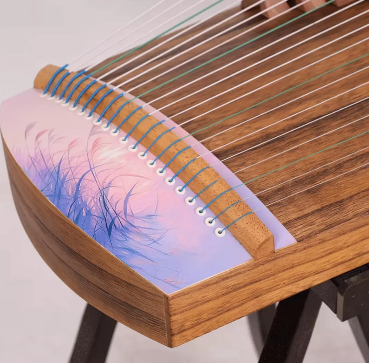 Guzheng 100cm 21 strings zither Purple Cloud Pattern Professional performance Chinese string instruments
Guzheng 100cm 21 strings zither Purple Cloud Pattern Professional performance Chinese string instruments