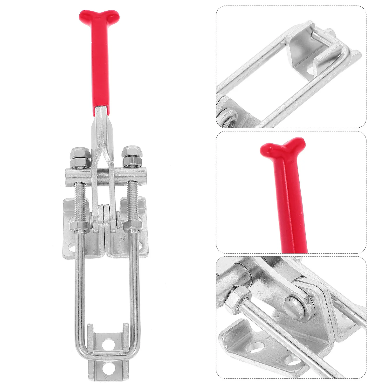 Adjustable Heavy-Duty Galvanized Iron Toggle Latch Lock for Trailer Boat Storage Doors Cabinets Tool Boxes Secure
Adjustable Heavy-Duty Galvanized Iron Toggle Latch Lock for Trailer Boat Storage Doors Cabinets Tool Boxes Secure