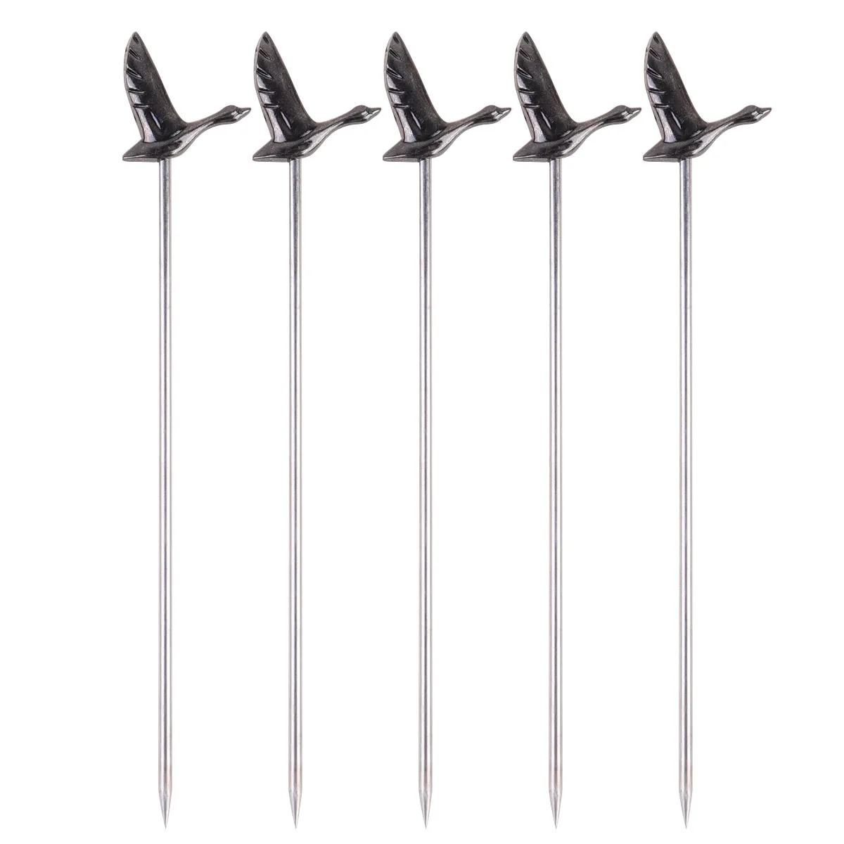 5pcs Stainless Steel Fruit Fork Salad Forks Picks Reusable Party Fruits Cocktail Sign Greylag Shape Safe Long Lasting Bar Tools
5pcs Stainless Steel Fruit Fork Salad Forks Picks Reusable Party Fruits Cocktail Sign Greylag Shape Safe Long Lasting Bar Tools