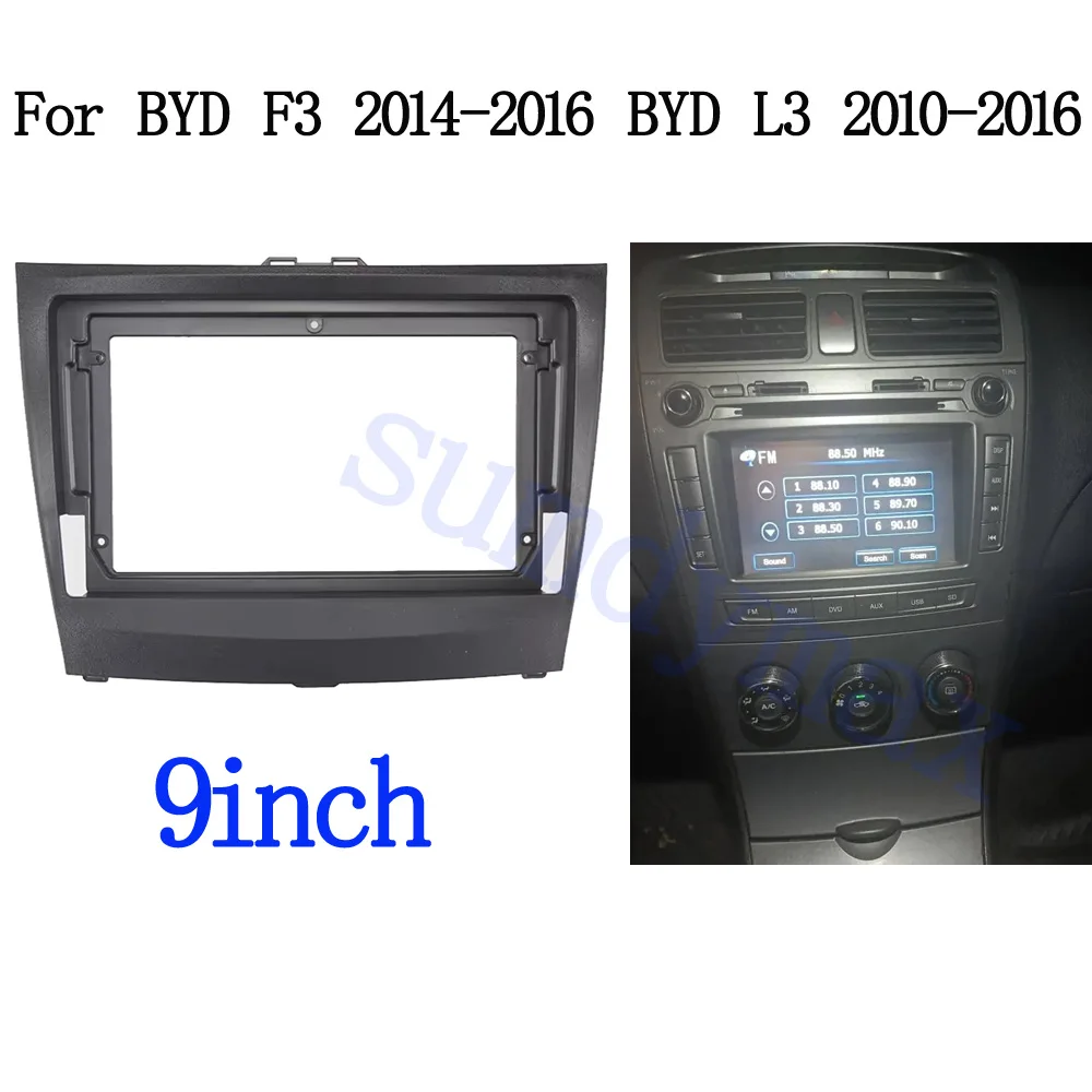 9 Inch 2 Din Car Radio Fascia For BYD F3 2014-2016 BYD L3 2010-2016 Head Unit DVD Android Player Stereo Panel Dash Frame
9 Inch 2 Din Car Radio Fascia For BYD F3 2014-2016 BYD L3 2010-2016 Head Unit DVD Android Player Stereo Panel Dash Frame