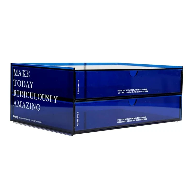 Nordic desktop cosmetics storage box, stationery jewelry shelf, acrylic office drawer
Nordic desktop cosmetics storage box, stationery jewelry shelf, acrylic office drawer