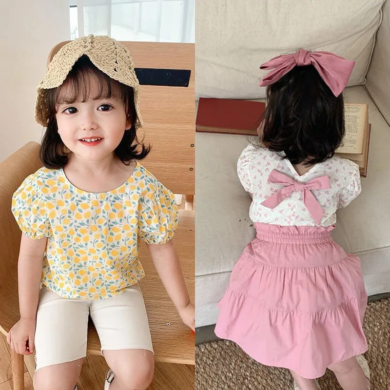 Baby Girl Top Girls Small Fresh Loose Top 2024 Summer New Children Floral Short-sleeved Shirt Western Style Shirt Clothes
Baby Girl Top Girls Small Fresh Loose Top 2024 Summer New Children Floral Short-sleeved Shirt Western Style Shirt Clothes
