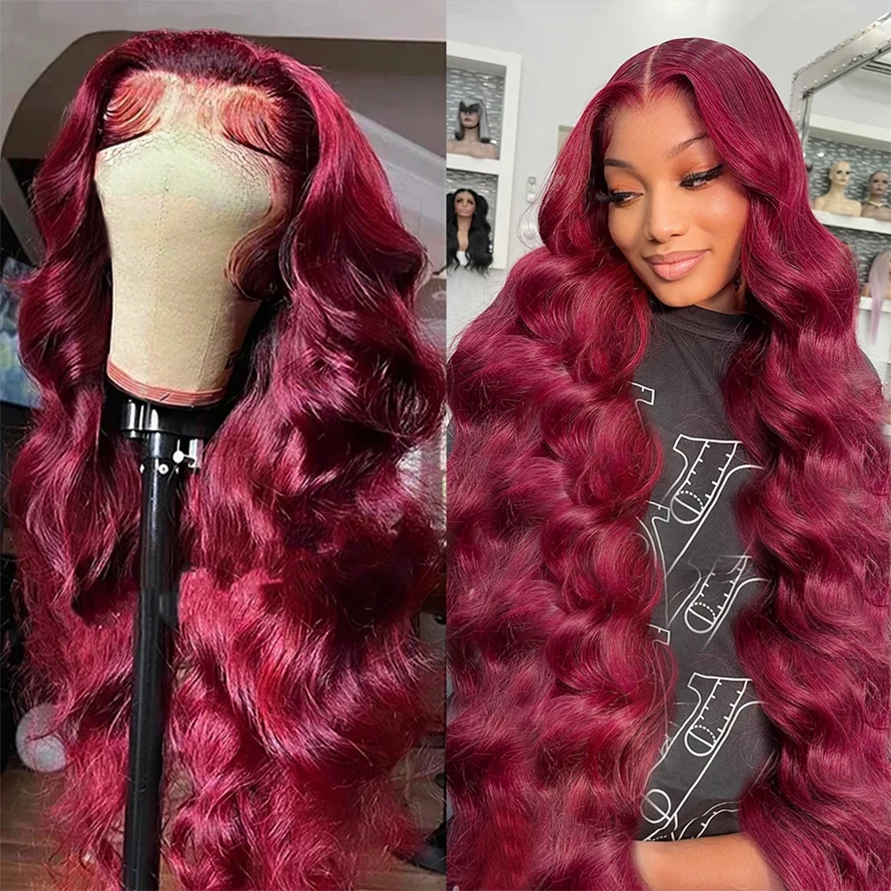13x4 Glueless Human Hair Wig Ready To Wear 99J Burgundy Body Wave 7x5 Lace Front Wig Bleached Knots Preplucked For Women Pre Cut
13x4 Glueless Human Hair Wig Ready To Wear 99J Burgundy Body Wave 7x5 Lace Front Wig Bleached Knots Preplucked For Women Pre Cut