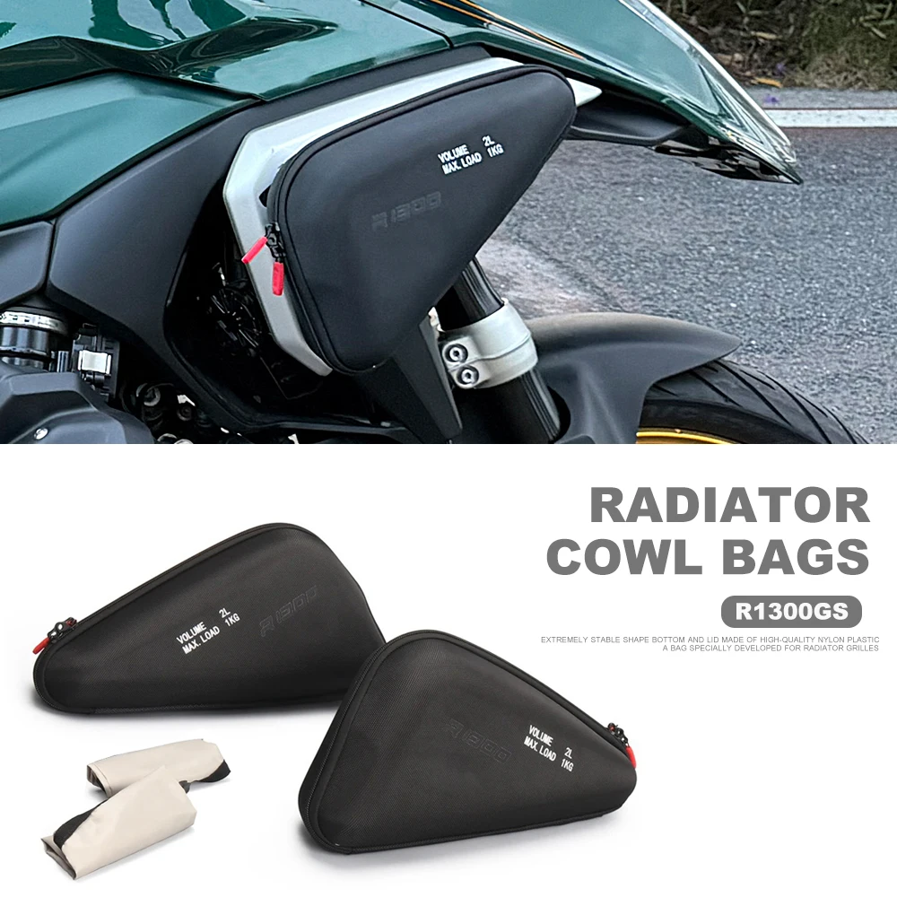 R1300GS Motorcycle New Radiator Cowl Bags Side Fairing Tool Bag Waterproof Bag For BMW R1300GS R1300 GS 1300 R 1300 GS 2025 2024 
R1300GS Motorcycle New Radiator Cowl Bags Side Fairing Tool Bag Waterproof Bag For BMW R1300GS R1300 GS 1300 R 1300 GS 2025 2024