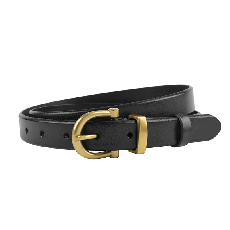 First-layer cowhide genuine leather women's belt, simple retro women's belt with jeans and casual pants 2.3cm wide
First-layer cowhide genuine leather women's belt, simple retro women's belt with jeans and casual pants 2.3cm wide