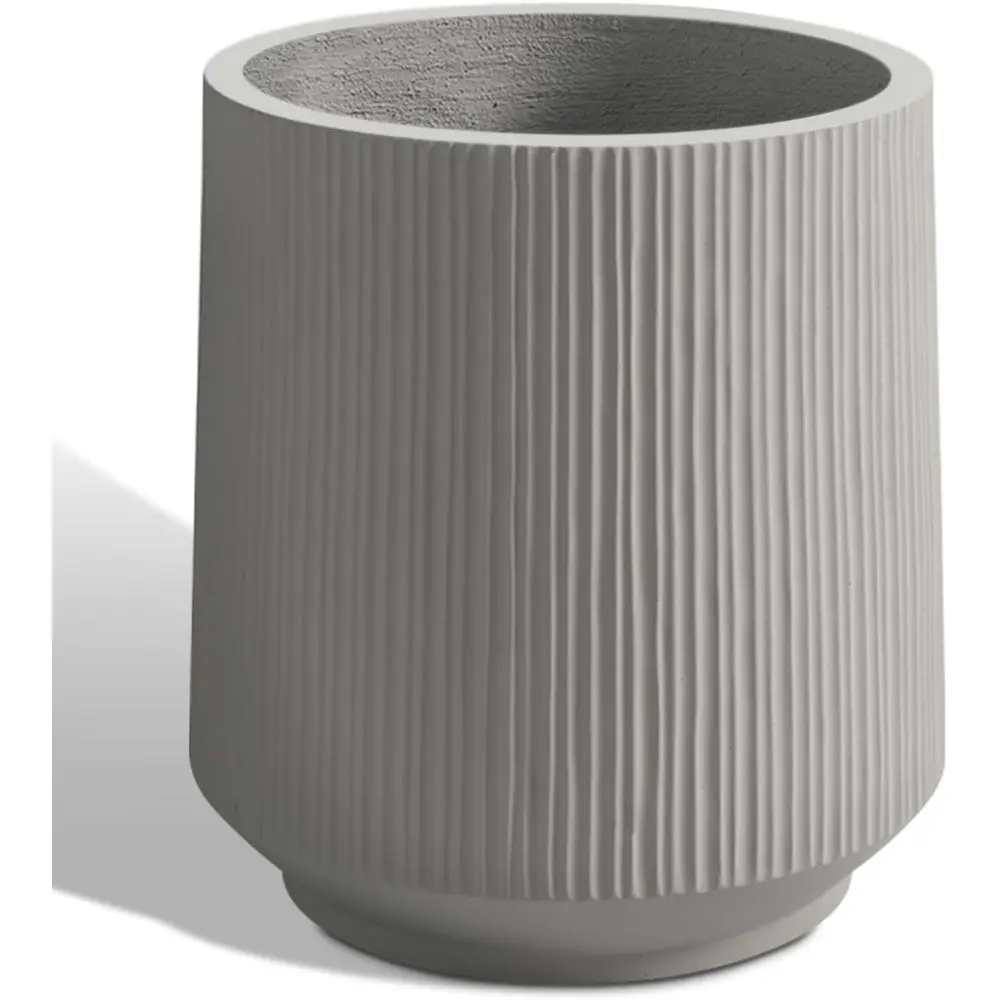 Large Outdoor/Indoor Concrete Planter, Veal Gray, 17 with Saucer for Trees or Pots
Large Outdoor/Indoor Concrete Planter, Veal Gray, 17 with Saucer for Trees or Pots
