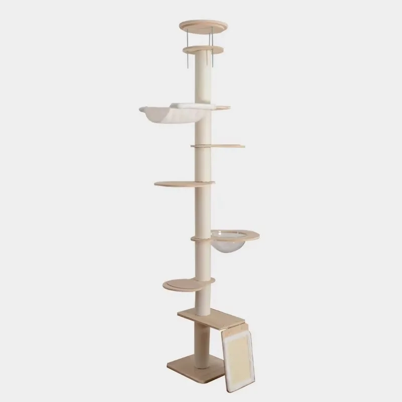Solid Wood Sky High cat Climbing Frame, Sisal cat Climbing Post cat Tree Customization
Solid Wood Sky High cat Climbing Frame, Sisal cat Climbing Post cat Tree Customization