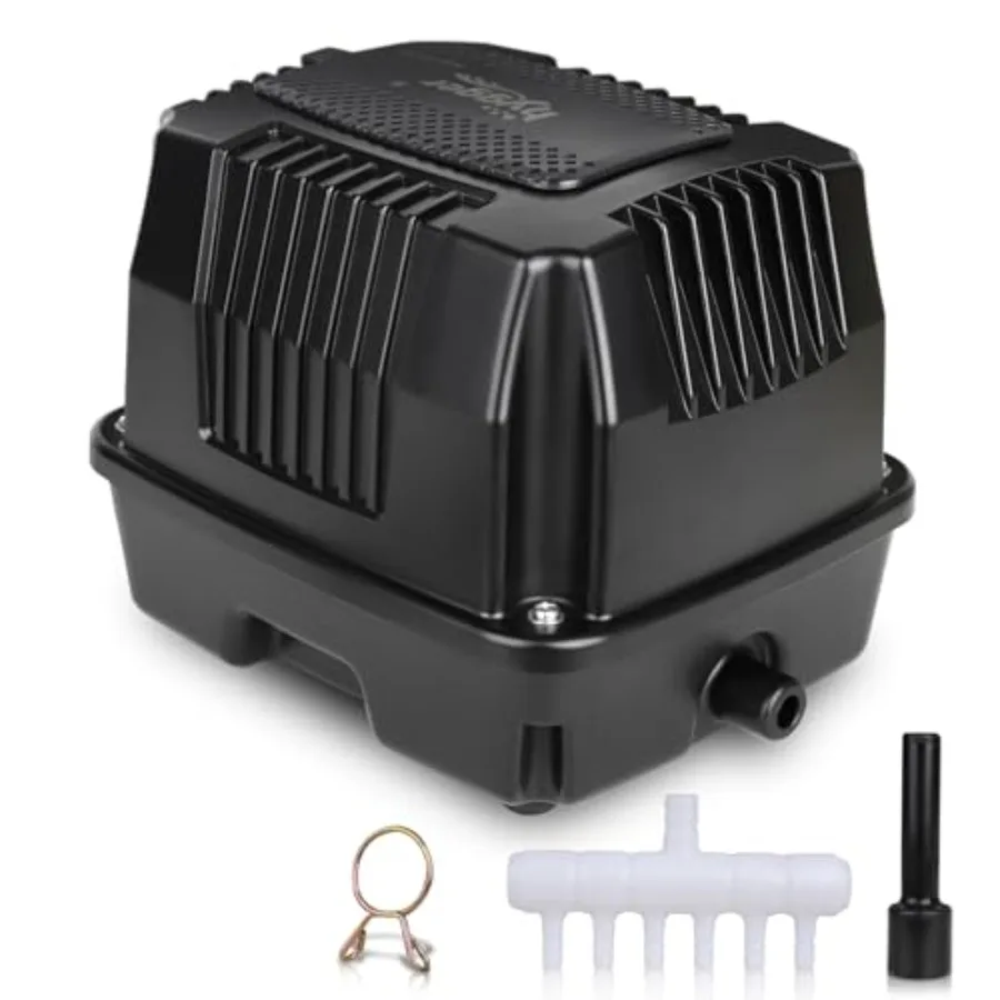 Pond Aerator Pond Air Pump Linear Air Pump Powerful Quiet Commercial Tank Air Pump Pond Pump for Koi Pond Aeration Waste Treatm
Pond Aerator Pond Air Pump Linear Air Pump Powerful Quiet Commercial Tank Air Pump Pond Pump for Koi Pond Aeration Waste Treatm