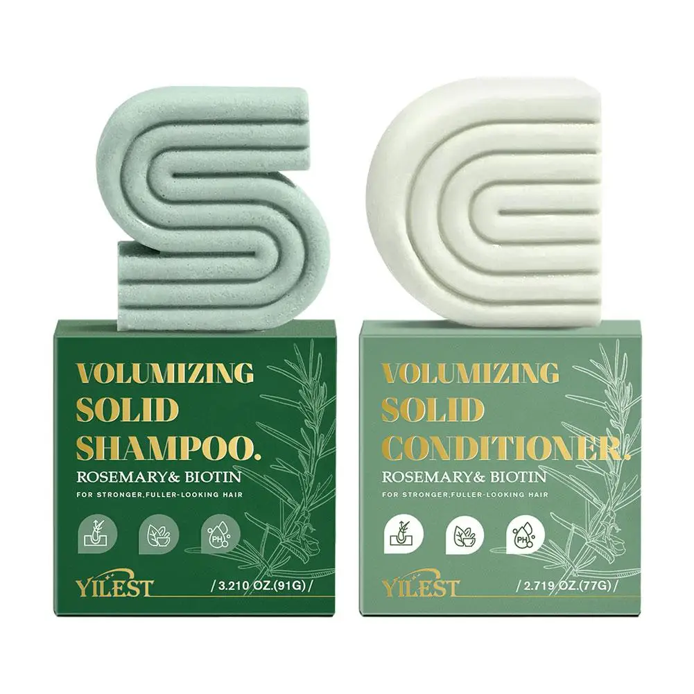 Sheeamy Rosemary & Biotin Shampoo and Conditioner Bar Set for Thinning Hair - 2pc Volume Shampoo Bar & Conditioner Bar
Sheeamy Rosemary & Biotin Shampoo and Conditioner Bar Set for Thinning Hair - 2pc Volume Shampoo Bar & Conditioner Bar