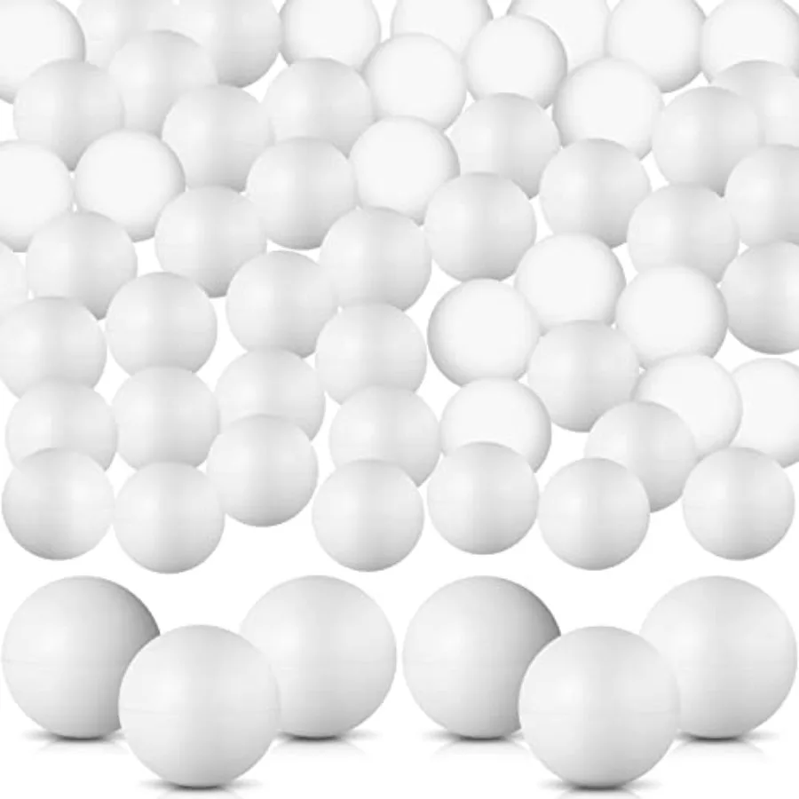80 Pack 25 mm Mini White Table Tennis Balls Bulk Fun Small Ball for Crafts, DIY, Party Favors, Cat, Decorations Games Supplies
80 Pack 25 mm Mini White Table Tennis Balls Bulk Fun Small Ball for Crafts, DIY, Party Favors, Cat, Decorations Games Supplies