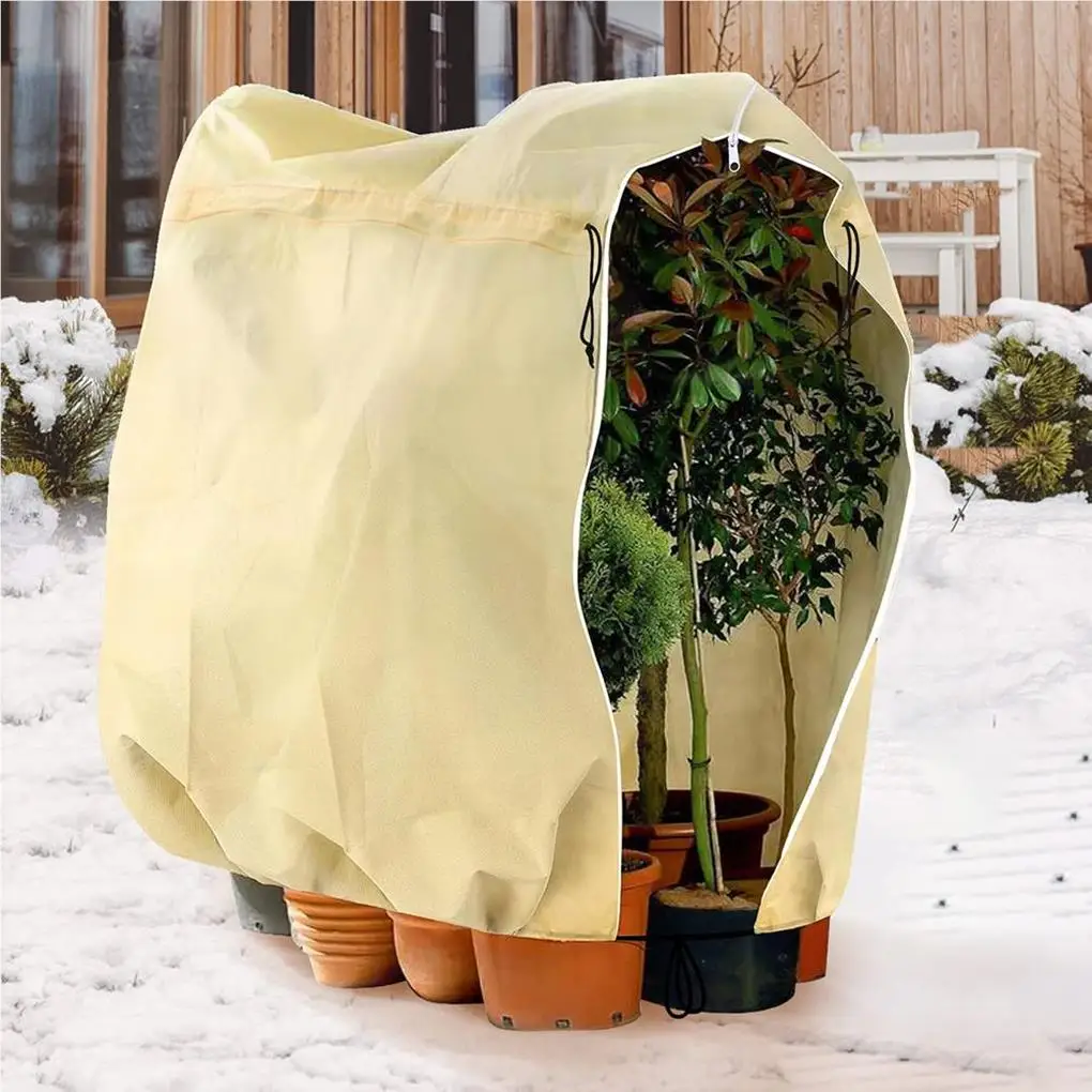 Plant Cover with Drawstring Large Fabric Outdoor Freezing Protection Tear-Resistant Warming Frost Blanket Garden Yards
Plant Cover with Drawstring Large Fabric Outdoor Freezing Protection Tear-Resistant Warming Frost Blanket Garden Yards
