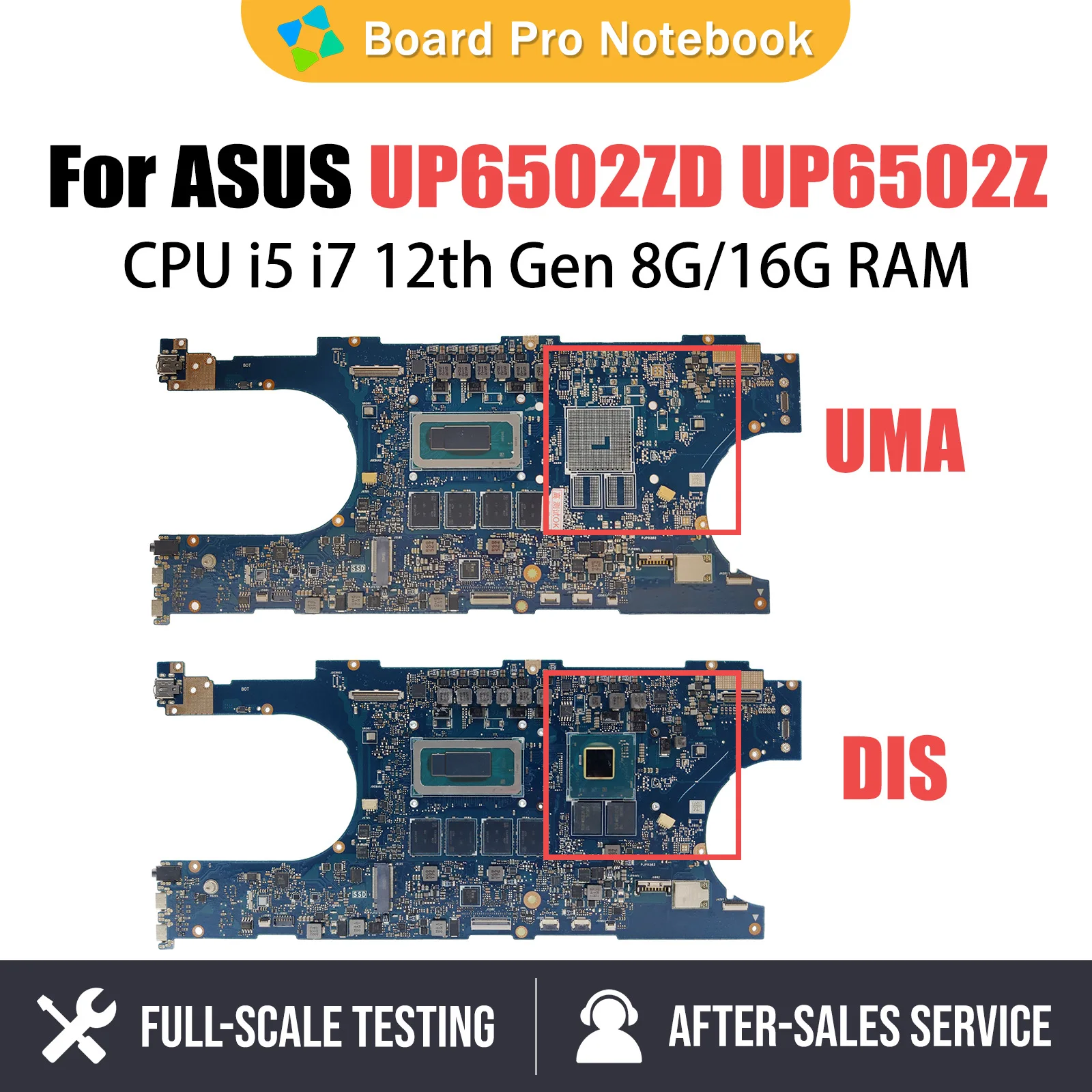 Notebook Mainboard For ASUS ZenBook Pro 15 Flip UP6502Z UP6502ZD Laptop Motherboard With i5-12500H i7-12700H CPU 8G 16G RAM 
Notebook Mainboard For ASUS ZenBook Pro 15 Flip UP6502Z UP6502ZD Laptop Motherboard With i5-12500H i7-12700H CPU 8G 16G RAM