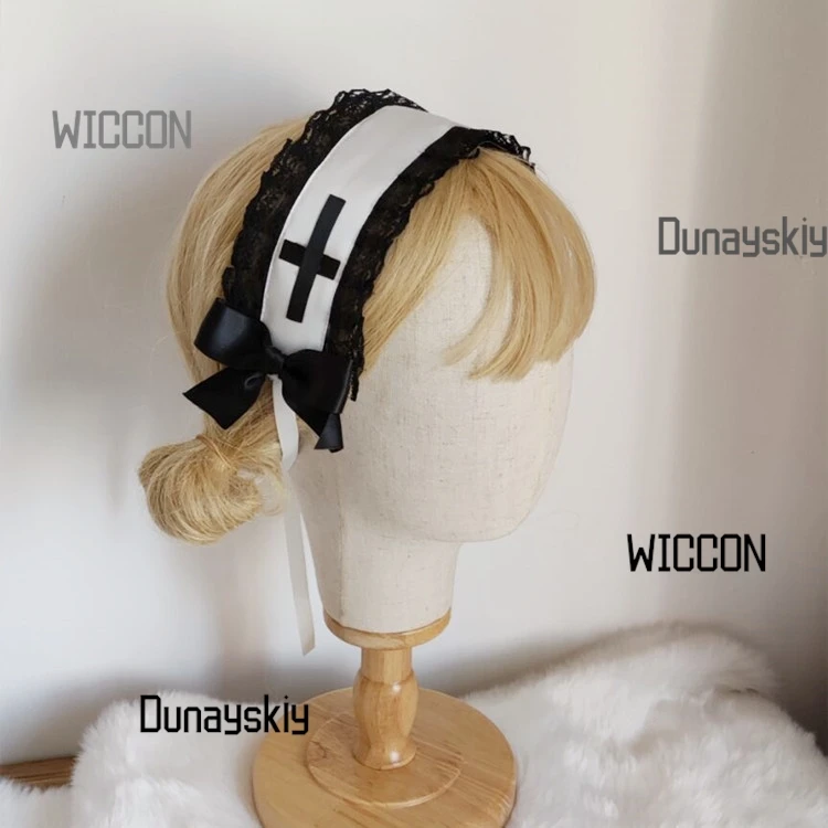 Gothic Lolita KC Headband - Lace Hairpiece for Maid/Cosplay Halloween/Christmas/Oktoberfest/Easter
Gothic Lolita KC Headband - Lace Hairpiece for Maid/Cosplay Halloween/Christmas/Oktoberfest/Easter