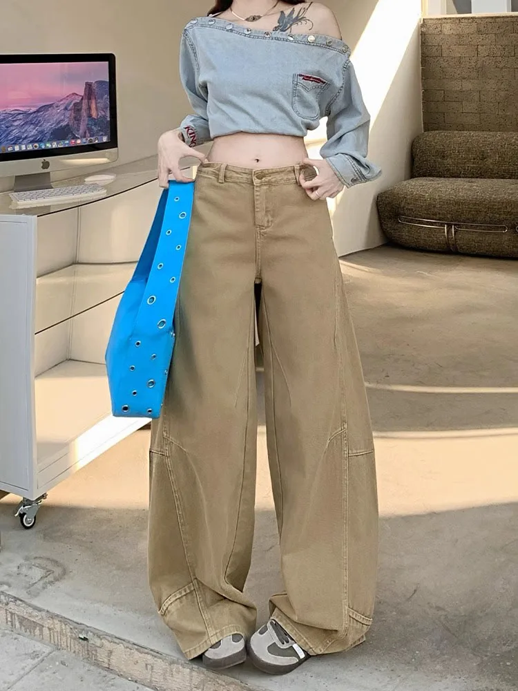 plus Size American Retro Straight Leg Jeans Women's Spring New Loose Slimming Design Sensation Floor-Length Wide Leg Pants
plus Size American Retro Straight Leg Jeans Women's Spring New Loose Slimming Design Sensation Floor-Length Wide Leg Pants