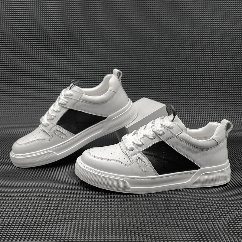 Men's Casual Leather Suede Board Trendy Versatile Shoes Men's Thick Small White Shoes Men Sneakers Business Sports Leather Shoes
Men's Casual Leather Suede Board Trendy Versatile Shoes Men's Thick Small White Shoes Men Sneakers Business Sports Leather Shoes