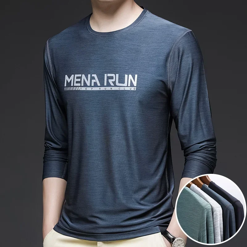 Спортивная быстросохнущая одежда для бадминтона на открытом воздухе, спортивная одежда, блузка, повседневная футболка с длинным рукавом, верхняя одежда, мужская футболка с круглым вырезом, куртка 
Спортивная быстросохнущая одежда для бадминтона на открытом воздухе, спортивная одежда, блузка, повседневная футболка с длинным рукавом, верхняя одежда, мужская футболка с круглым вырезом, куртка