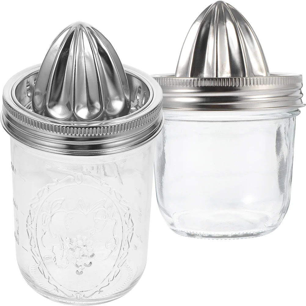 2Pcs Stainless Steel Manual Lemon Squeezer Citrus Juicer Portable Fruit Reamer Easy Clean Mason Jar Home Kitchen
2Pcs Stainless Steel Manual Lemon Squeezer Citrus Juicer Portable Fruit Reamer Easy Clean Mason Jar Home Kitchen